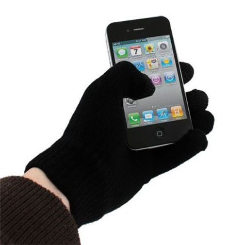 Перчатки для сенсорного экрана Скелет