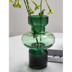 Ваза Florum, 30 см, изумрудная Ваза Florum, 30 см, изумрудная