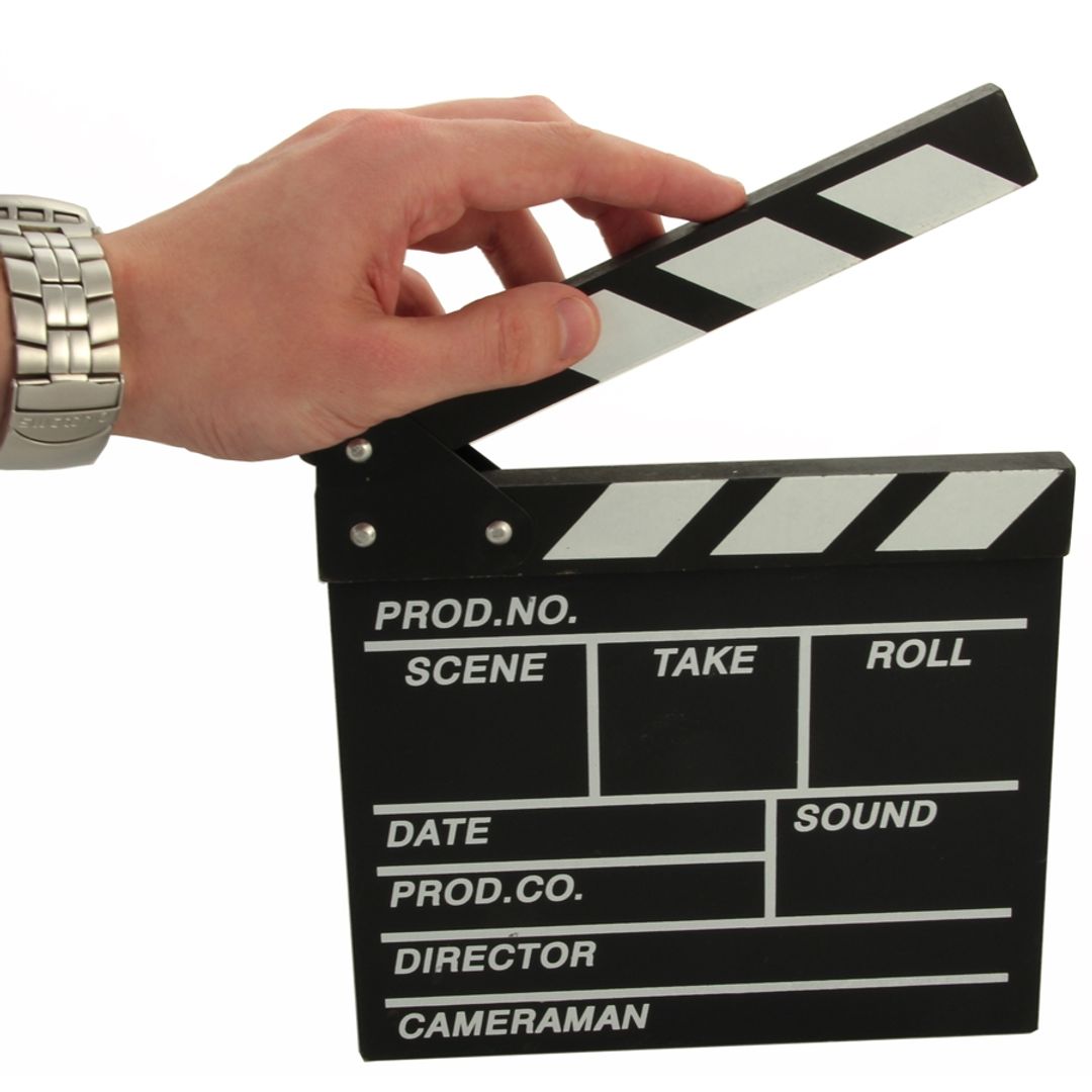 Доска для записей Режиссерская хлопушка мини Подвижный верх Доска для записей Режиссерская хлопушка мини Подвижный верх