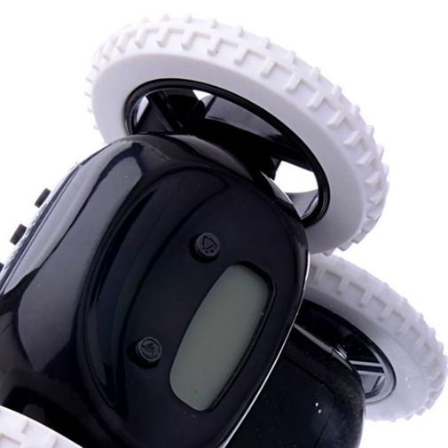 Убегающий будильник Clocky Черный