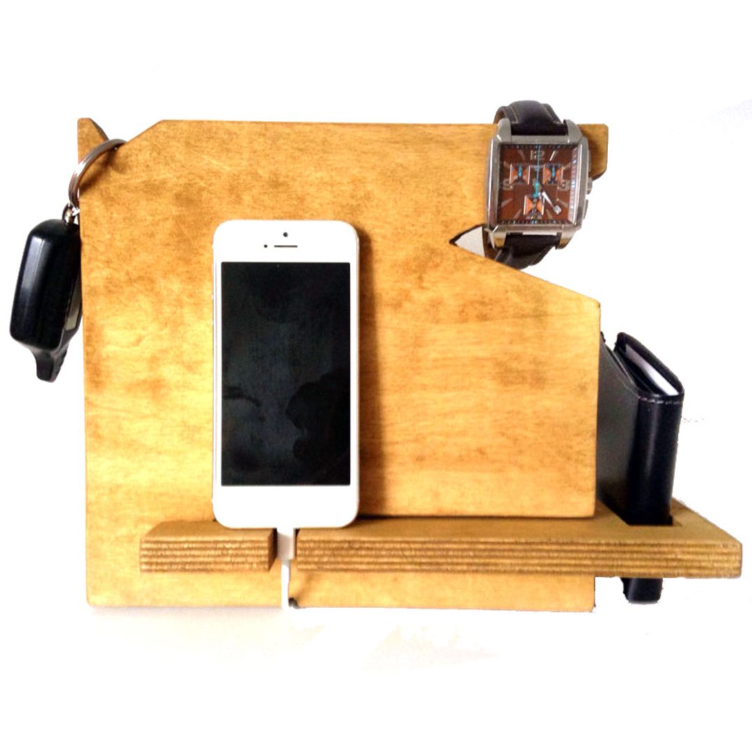 Подставка-органайзер для гаджетов Masterded (Дуб) Эко-держатель для техники Подставка-органайзер для гаджетов Masterded (Дуб) Эко-держатель для техники