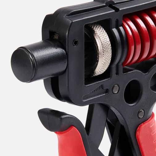 Эспандер кистевой пружинный Motive Power (черный с красным)