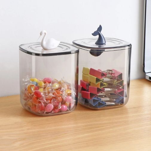 Контейнер для ватных палочек Лебедь