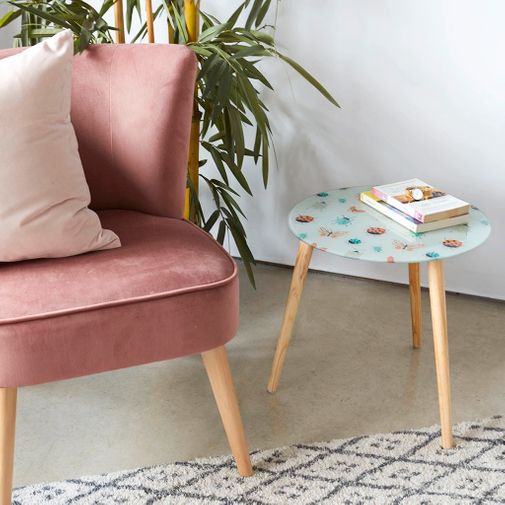 Столик приставной Bugs (белый) Столик приставной Bugs (белый)