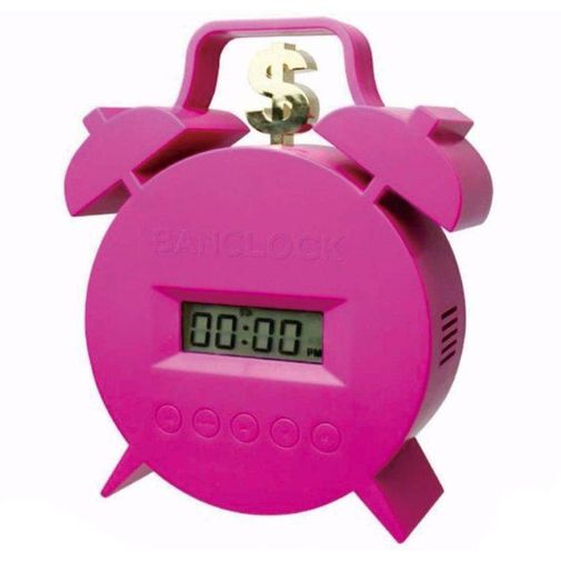 Будильник Копилка (Розовый) Будильник Копилка (Розовый)