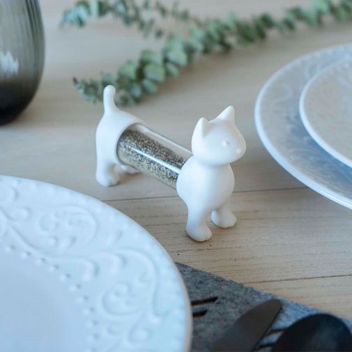 Емкость для соли, перца или зубочисток Cat Емкость для соли, перца или зубочисток Cat