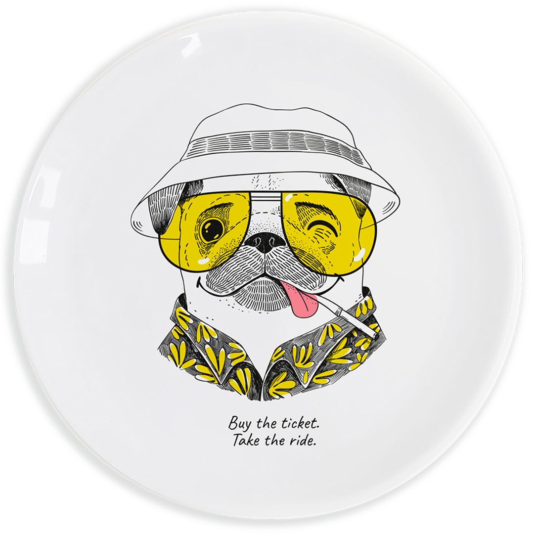 Тарелка Хантер Томпсон Hunter Thompson