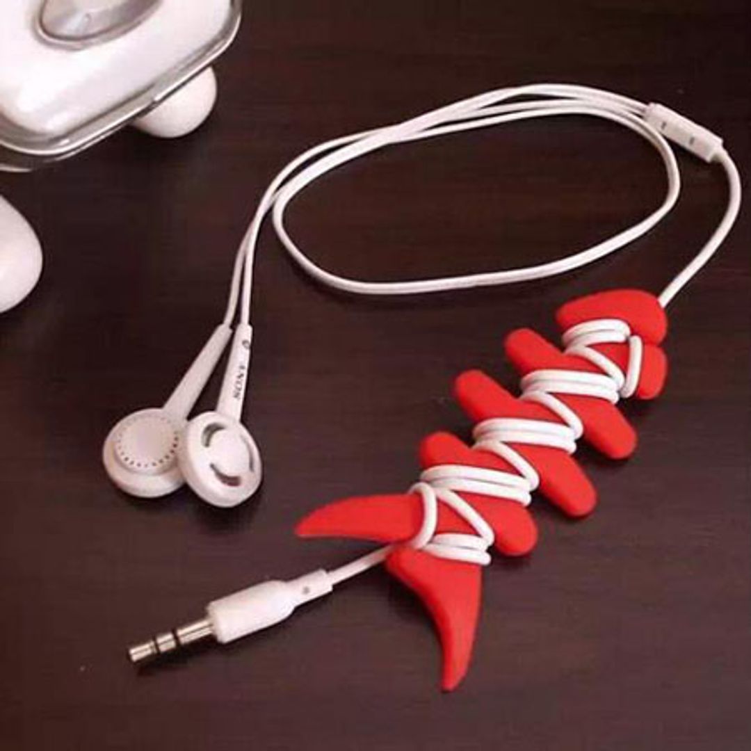 Держатель для проводов Рыбка Держатель для проводов Рыбка