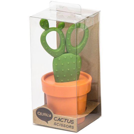                                      Ножницы на подставке Cactus (Оранжевый с зеленым)