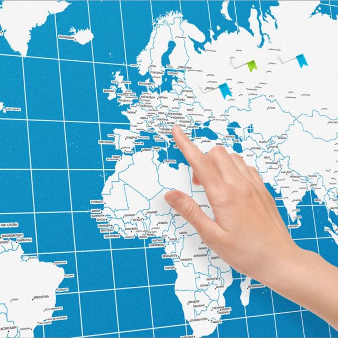 Персональная карта путешествий Вояжер