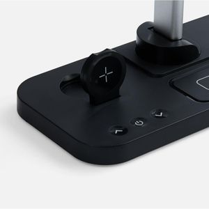 Настольная лампа с беспроводной зарядкой Power Light (черный) Настольная лампа с беспроводной зарядкой Power Light (черный)