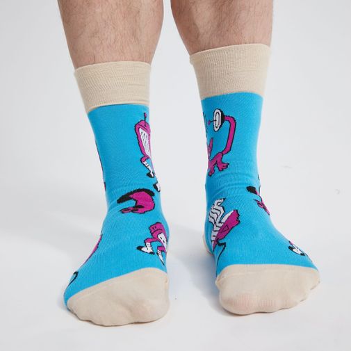 Носки Космический кот и лапша