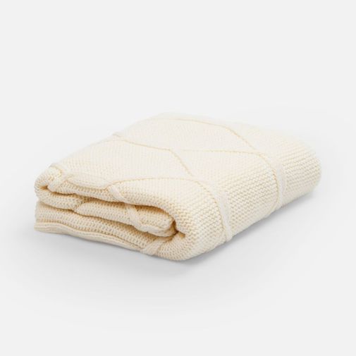 Плед Curve Verve (молочно-белый) Плед Curve Verve (молочно-белый)