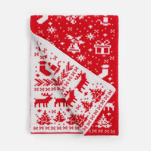 Шарф Holidale (красный с молочным) Шарф Holidale (красный с молочным)