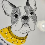 Тарелка Французский бульдог А когда бранч? Отзыв Тарелка Французский бульдог А когда бранч? Отзыв