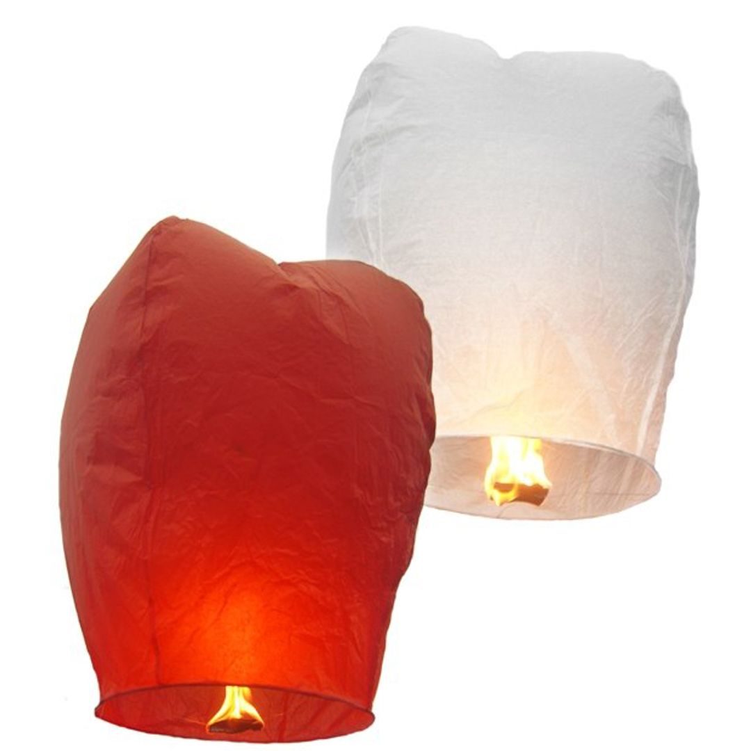 Летающий фонарик (Красный и белый) Летающий фонарик (Красный и белый)