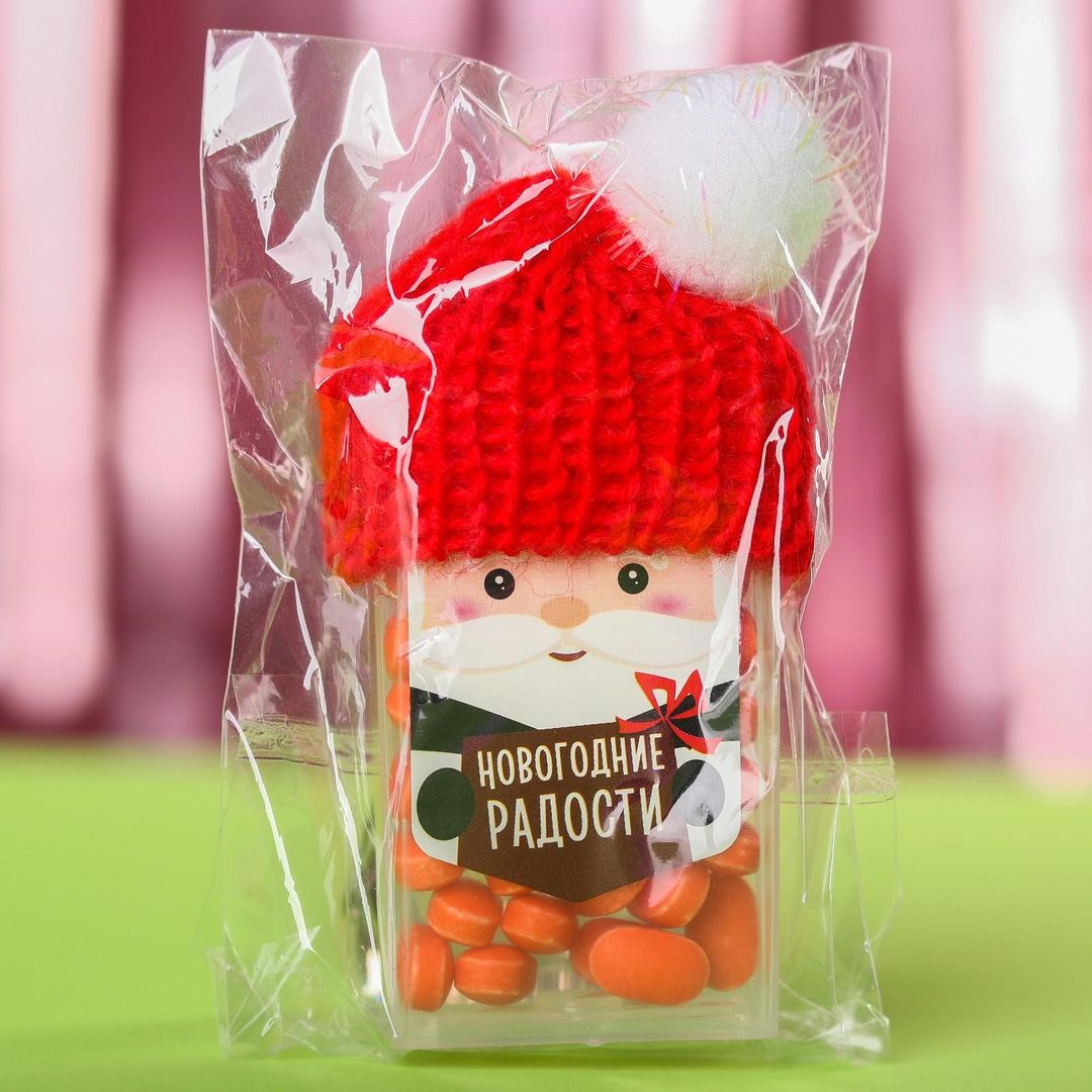 Драже с шапочкой Дед мороз