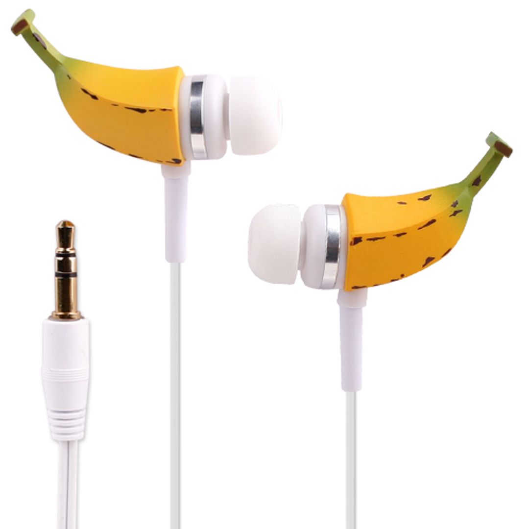 Crazy Earphones Наушники Бананы Crazy Earphones Наушники Бананы
