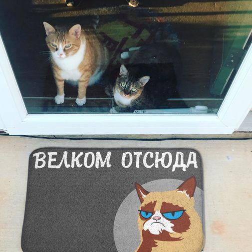 Коврик для входной двери Велком отсюда Коврик для входной двери Велком отсюда