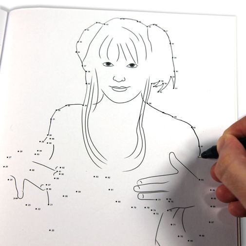 Обводилка От точки к точке Девушки Обводилка От точки к точке Девушки