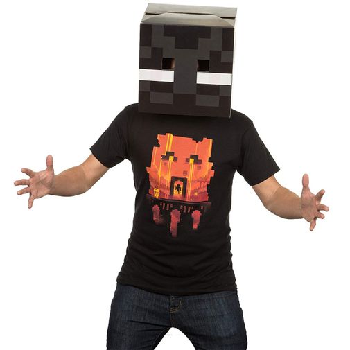 Маска Голова Эндермена Minecraft