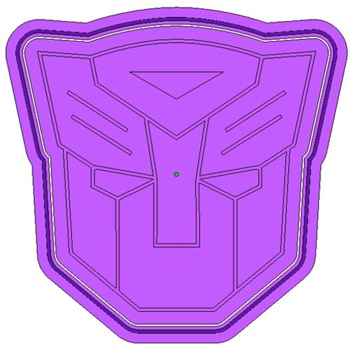 Форма для печенья Transformers Автоботы (эмблема)