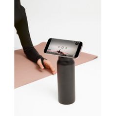 Термобутылка Magnus с магнитным держателем для телефона (черный)