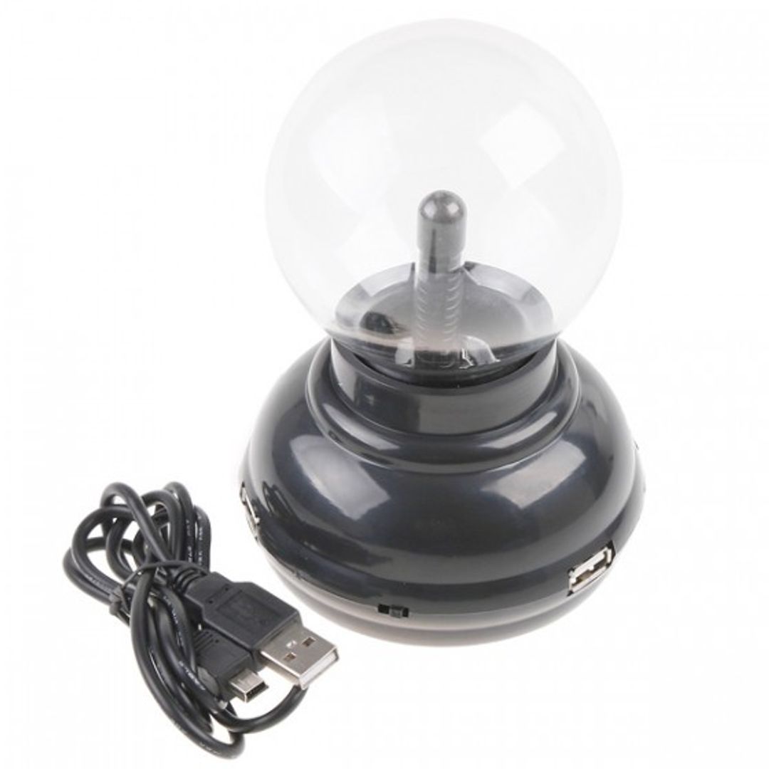 USB Плазменный шар с USB-хабом USB Плазменный шар с USB-хабом