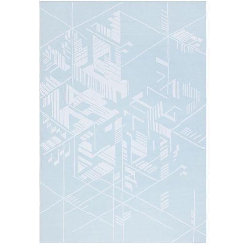 Плед Winterflake (Бело-голубой с люрексом) Плед Winterflake (Бело-голубой с люрексом)