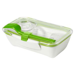 Ланч-бокс Bento Box (Белый с салатовым)