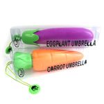 Зонт Морковь Carrot Umbrella В упаковке с Зонтом Баклажан Eggplant Umbrella