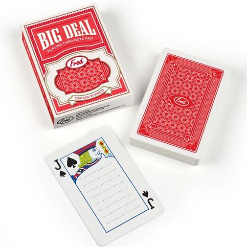Блокнот Игральные карты Big Deal С упаковкой Блокнот Игральные карты Big Deal С упаковкой