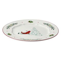 Набор из четырех тарелок Nordic winter из коллекции New Year Essential, 23 см