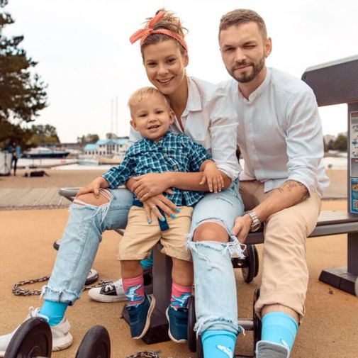 Носки детские Динозаврики на велике