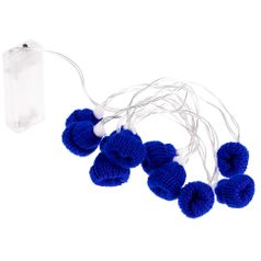 Гирлянда Cosy Poms (Синяя)