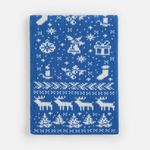 Шарф Holidale (синий с молочным) Шарф Holidale (синий с молочным)