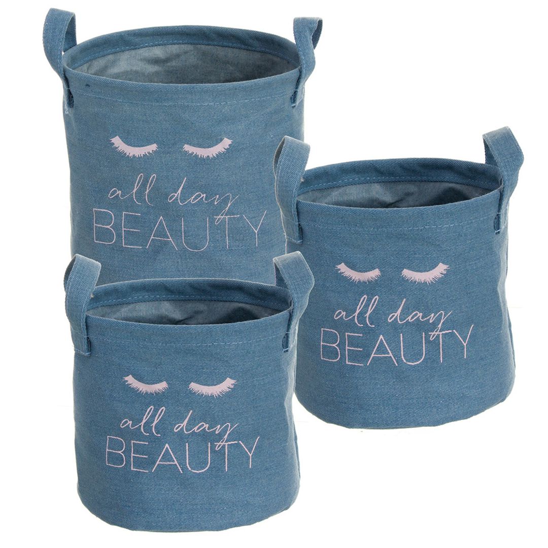 Набор корзинок для хранения Pink (3 шт) Набор корзинок для хранения Pink (3 шт)