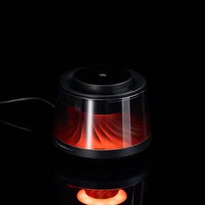 Bluetooth-колонка с подсветкой и беспроводной зарядкой Quantium (черный)