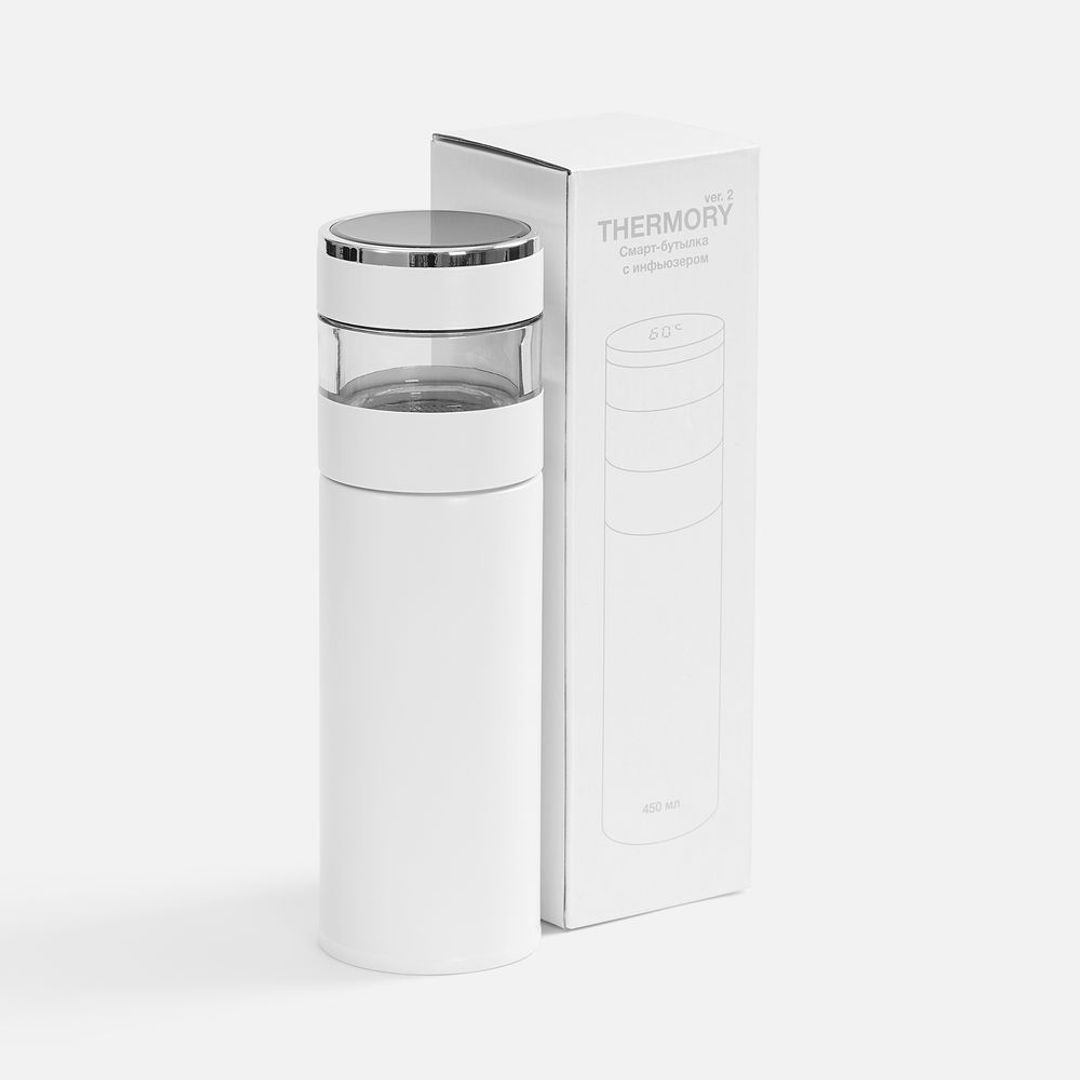 Смарт-бутылка с инфьюзером Thermory ver.2 (белый)