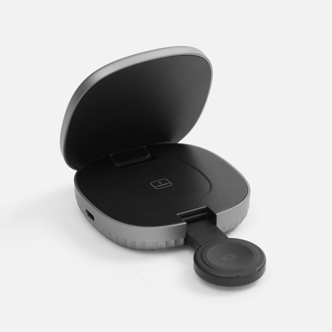 Складная станция беспроводной зарядки flowPad (серый)