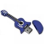Флешка Гитара 16 Гб (Синяя) В открытом виде