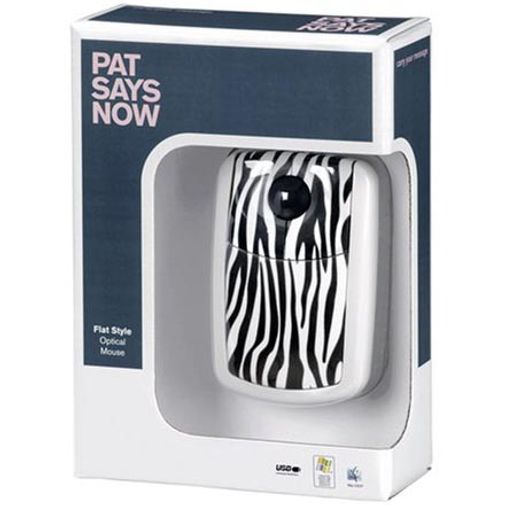 Мышь Pat Says Now Zebra