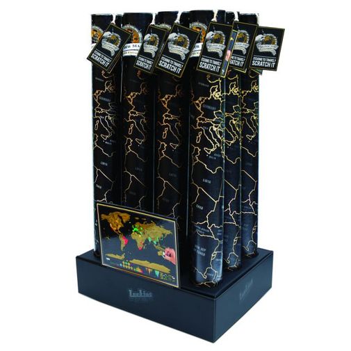 Скретч-карта мира Deluxe Edition (на английском) Скретч-карта мира Deluxe Edition (на английском)