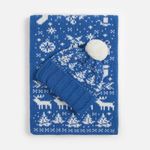 Шапка Holidale (синяя с молочным) Шапка Holidale (синяя с молочным)