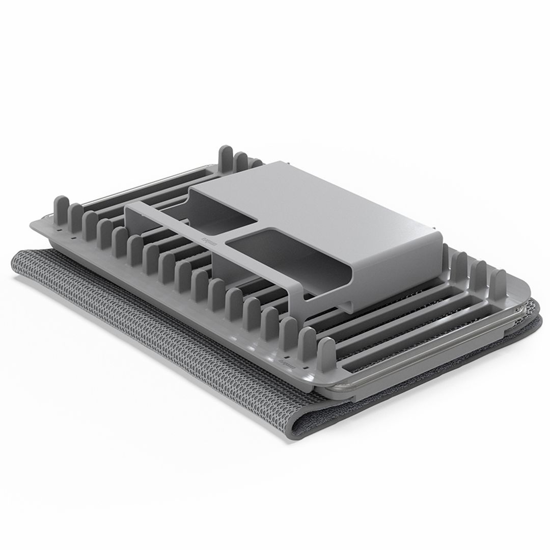 Коврик для сушки посуды с полкой для раковины Udry Коврик для сушки посуды с полкой для раковины Udry