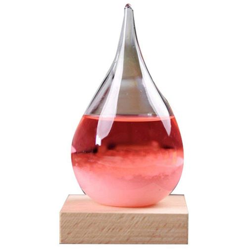 Предсказатель погоды Storm Glass Drop с подсветкой