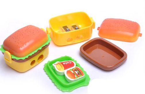 Точилка Гамбургер с ластиками Точилка Гамбургер с ластиками