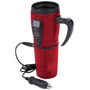 Кружка с подогревом от прикуривателя С дисплеем