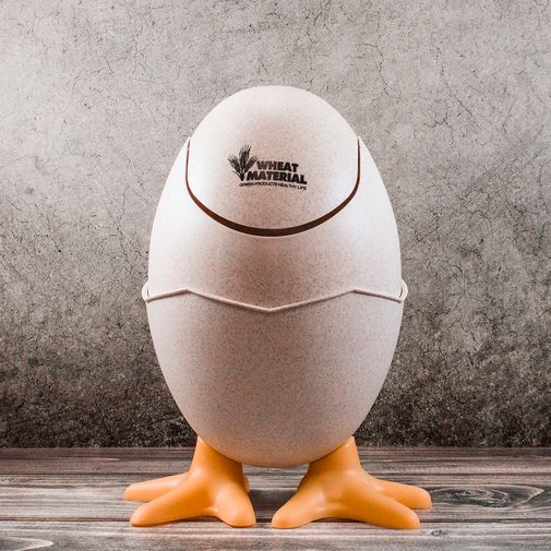 Настольный контейнер для мусора Яйцо Настольный контейнер для мусора Яйцо