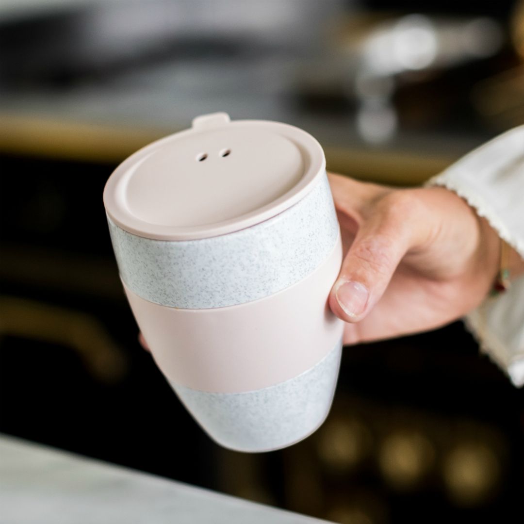Термокружка Aroma To Go Organic синяя (400 мл)
